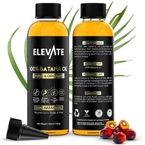 100% Batana Oil - Pure & Organic - Black and Gold